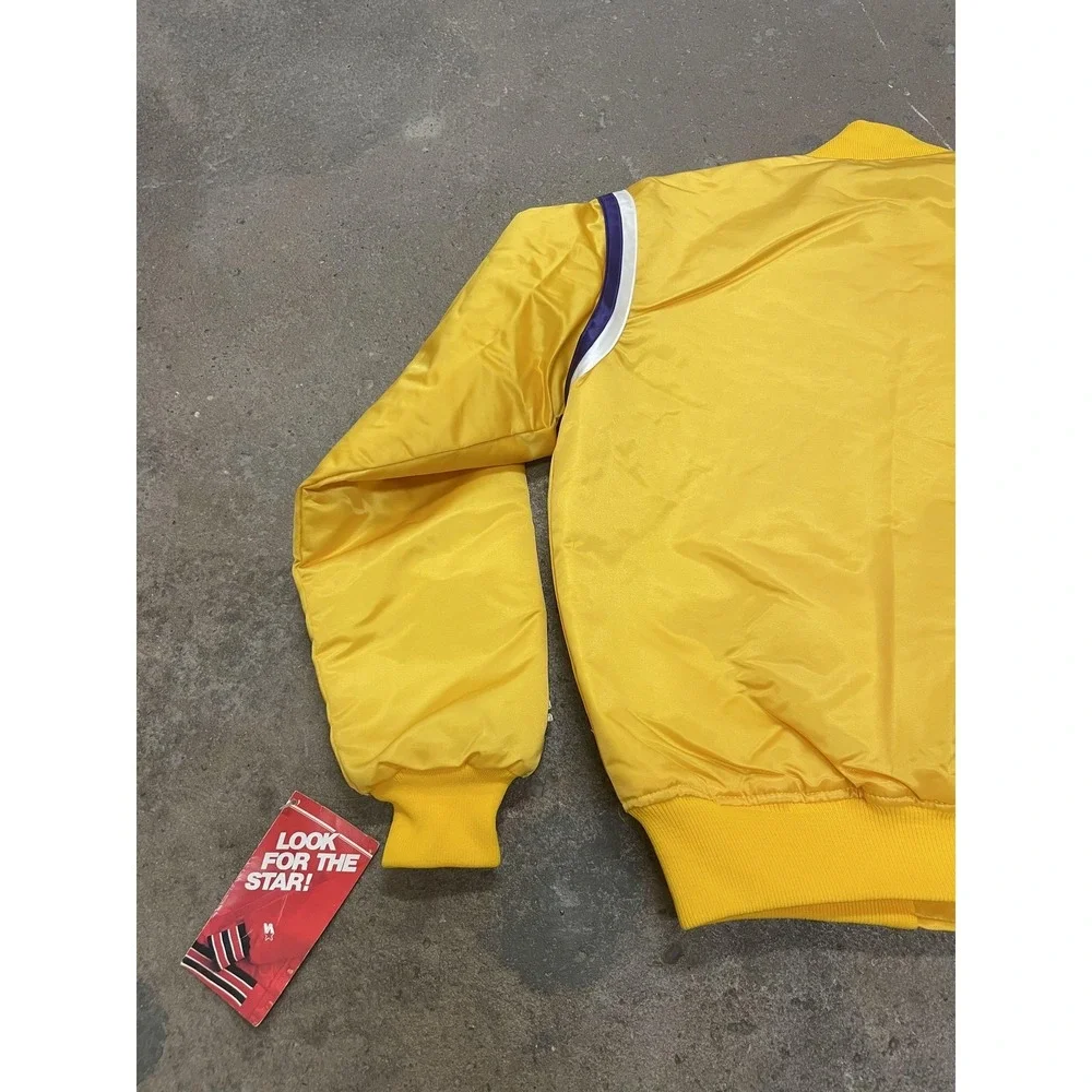 Vintage Los Angeles Lakers Jacket Mens Large Yellow NBA Basketball Starter‎ 90s